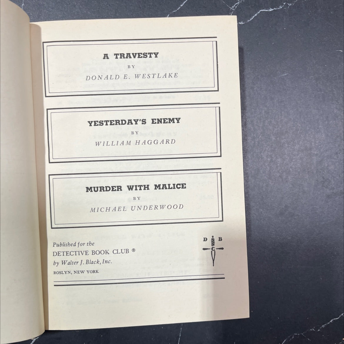 a travesty book, by donald e. westlake, 1977 Hardcover image 2