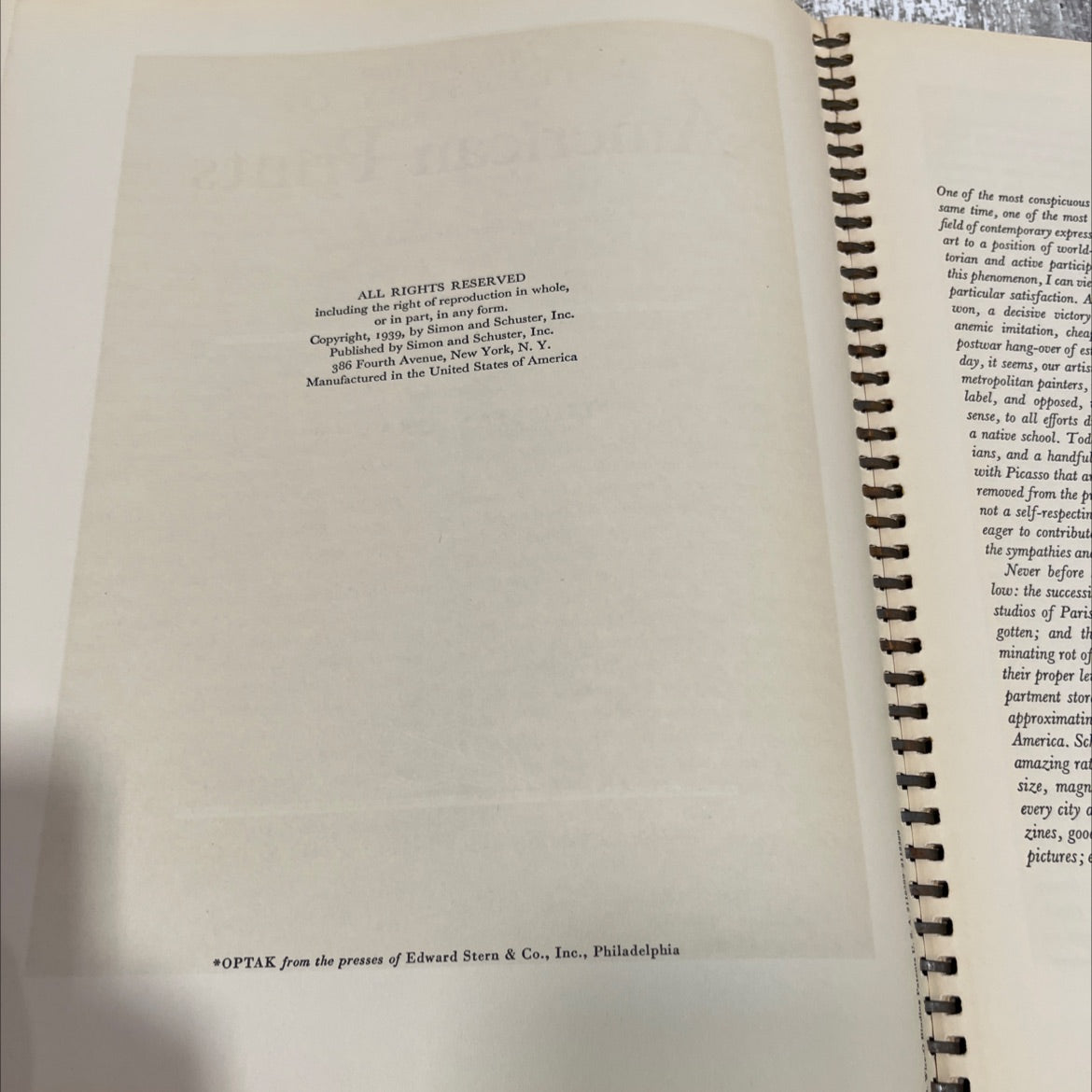 a treasury of american prints book, by thomas craven, 1939 Hardcover image 3