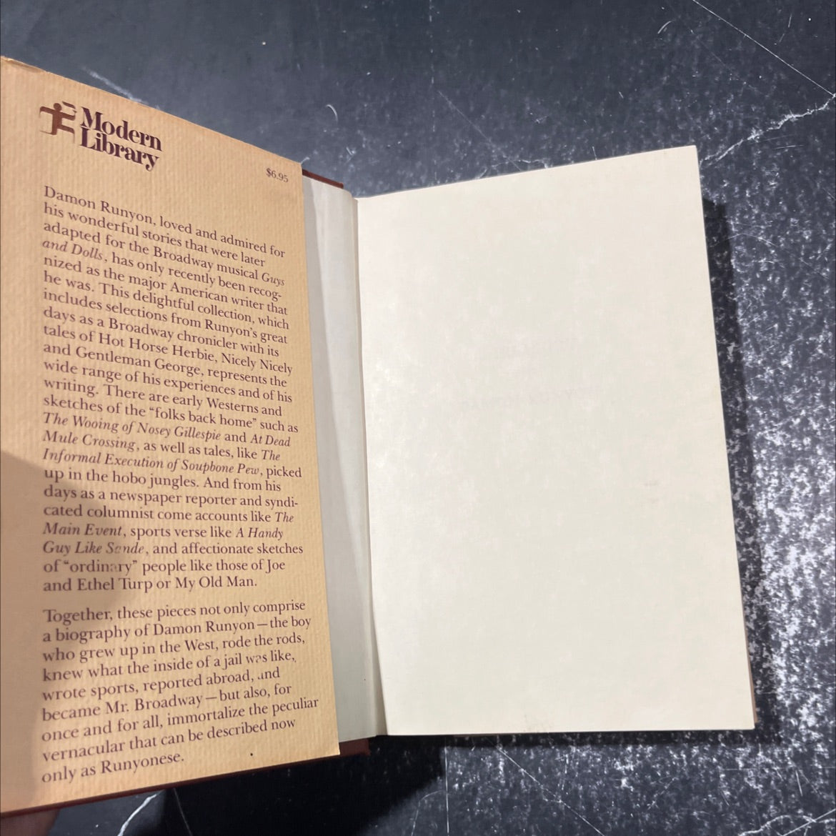 a treasury of damon runyon book, by damon runyon, 1958 Hardcover image 4