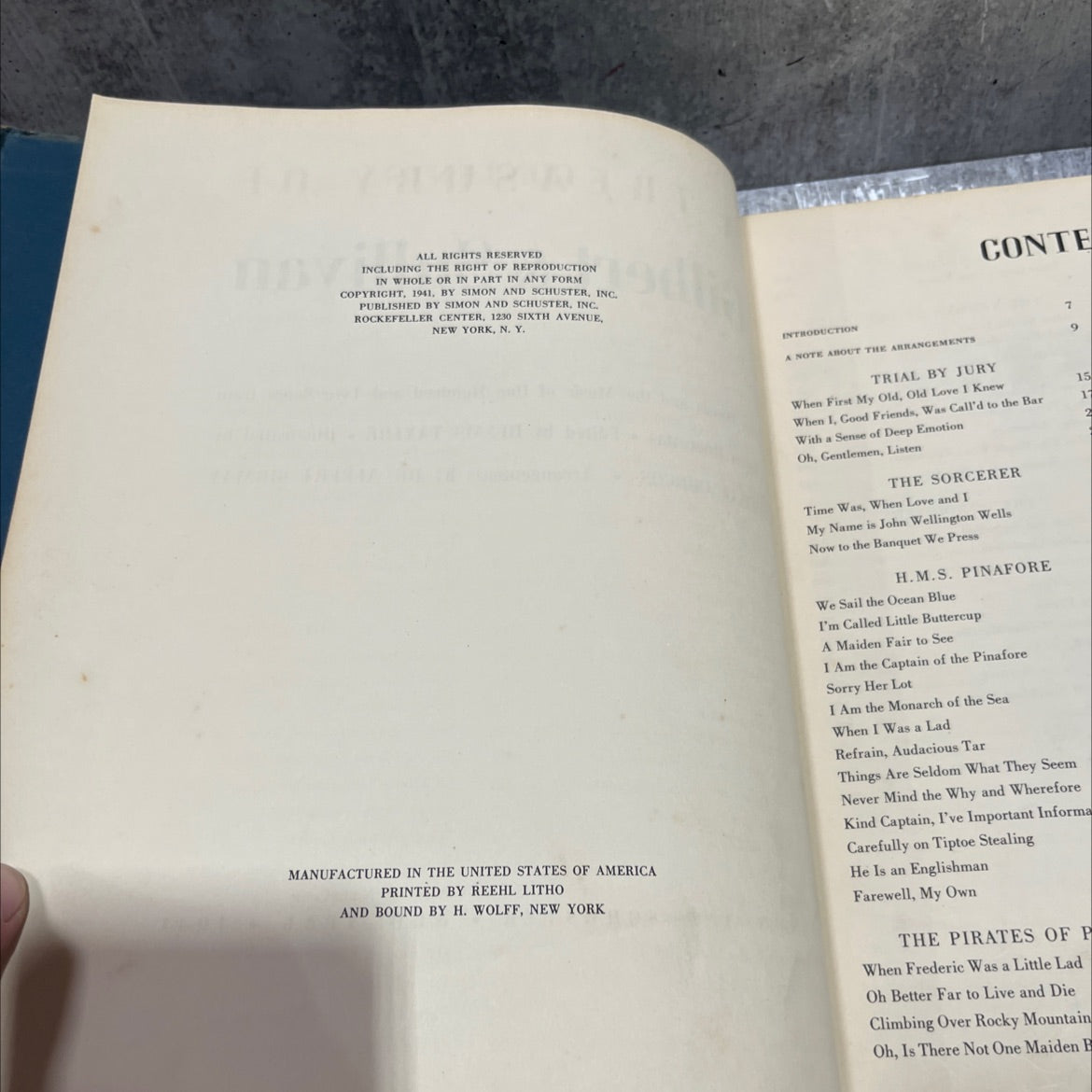 a treasury of gilbert & sullivan book, by deems taylor, 1941 Hardcover image 3
