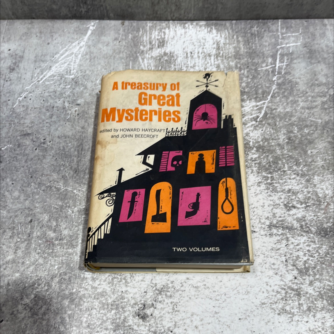 a treasury of great mysteries volume 2 book, by howard haycraft, john beecroft, 2018 Hardcover image 1