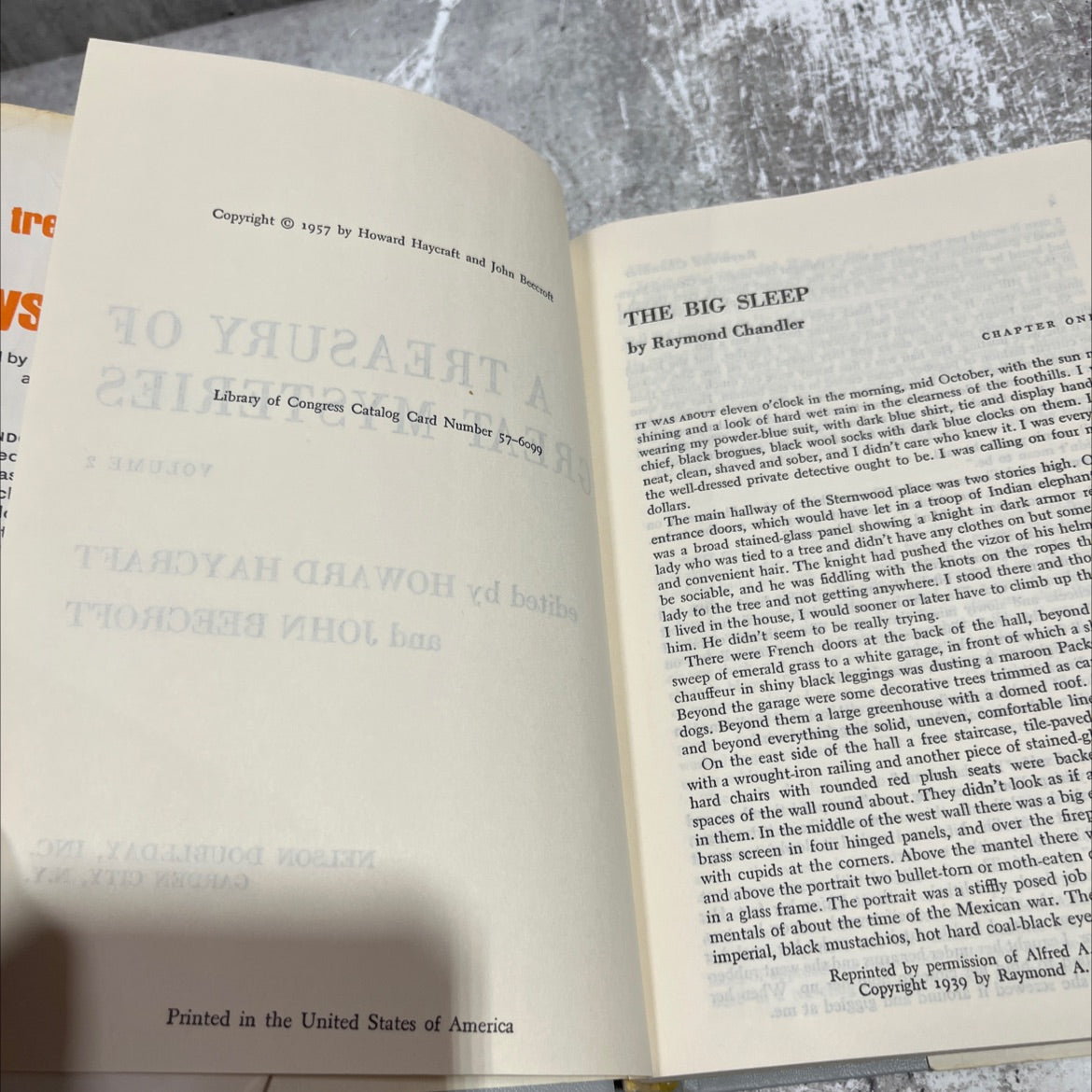 a treasury of great mysteries volume 2 book, by howard haycraft, john beecroft, 2018 Hardcover image 3