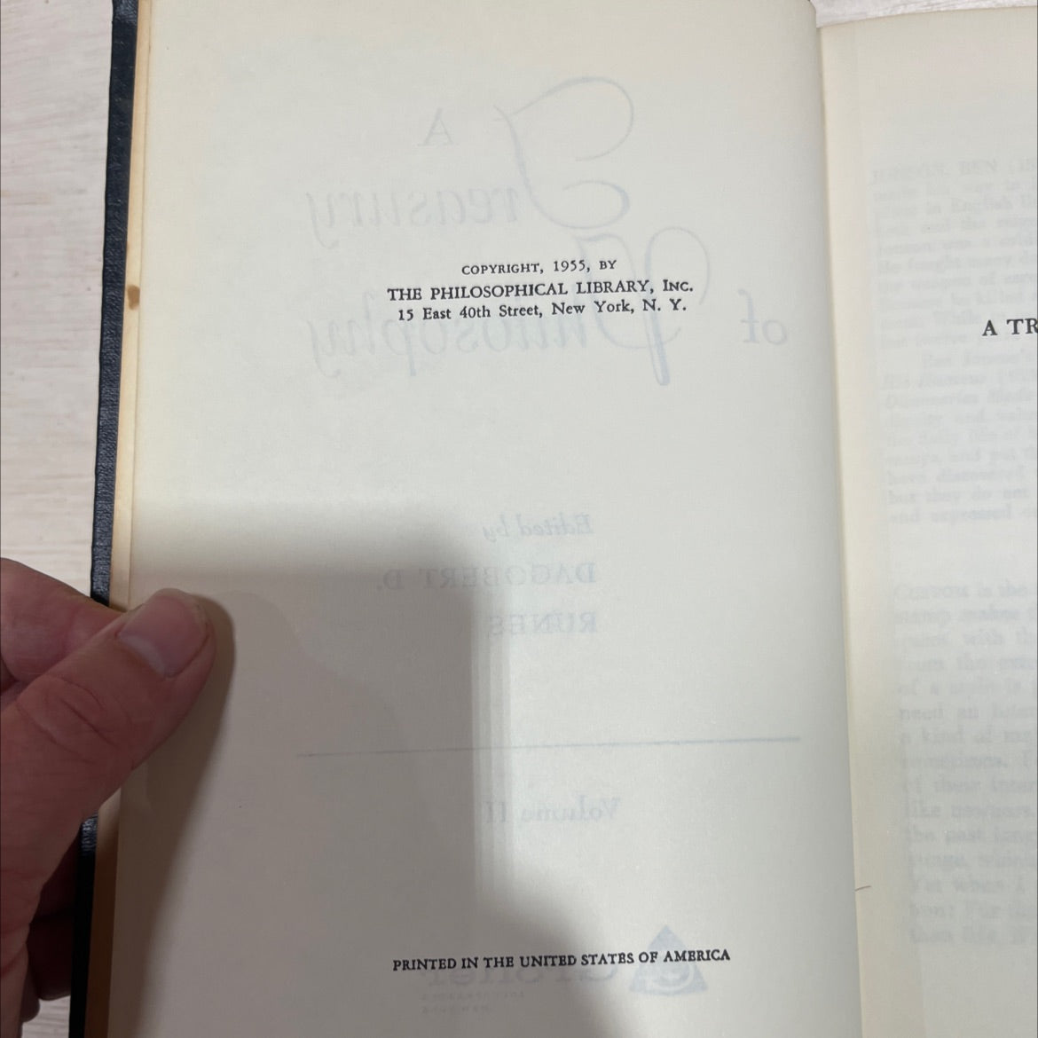 a treasury of philosophy book, by dagobert d. runes, 1955 Hardcover image 3
