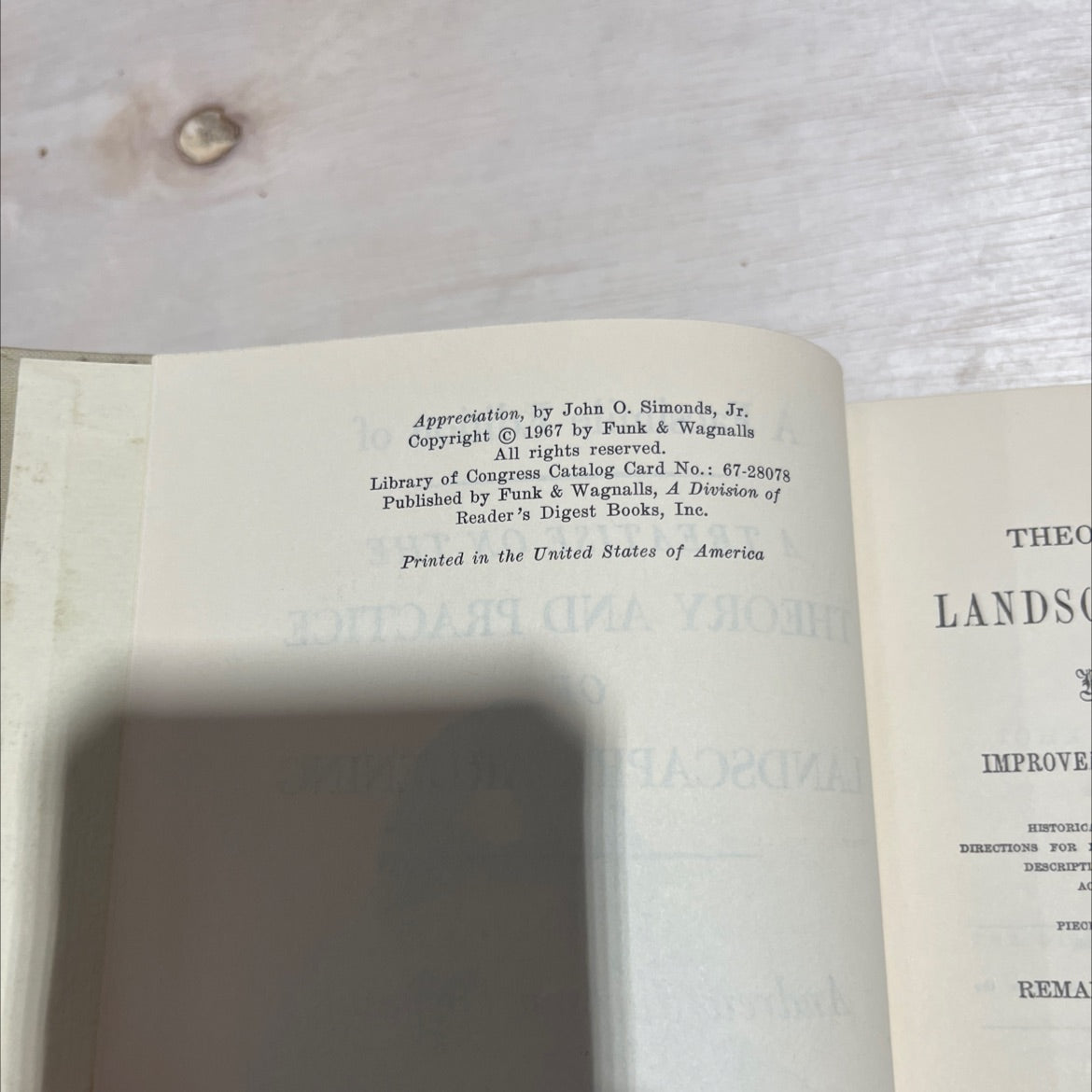 a treatise on the theory and practice of landscape gardening book, by andrew jackson downing, 1967 Hardcover image 3