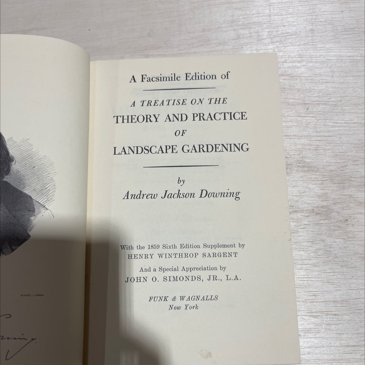 a treatise on the theory and practice of landscape gardening book, by andrew jackson downing, 1967 Hardcover image 2