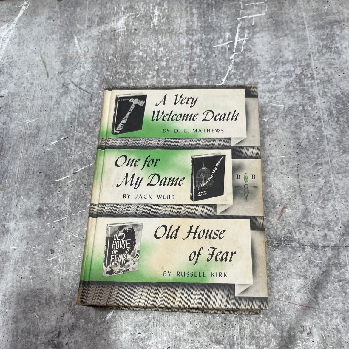 a very welcome death book, by d. l. mathews, 1961 Hardcover image 1