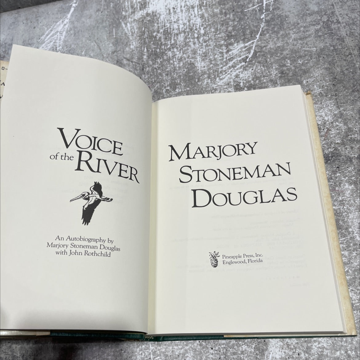 a voice river of the + an autobiography book, by Marjory Stoneman Douglas with John Rothchild, 1987 Hardcover image 2
