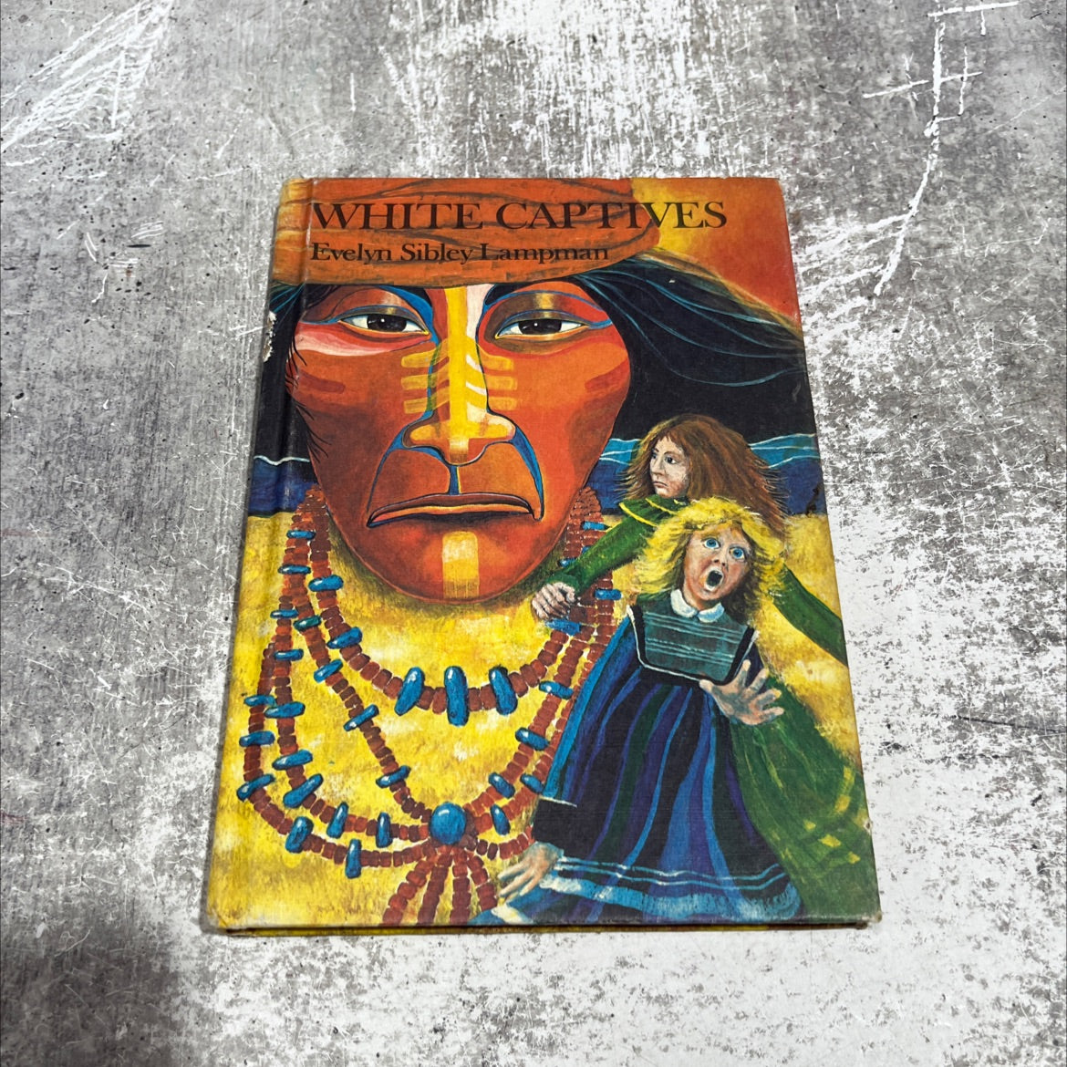 a white captives book, by evelyn sibley lampman, 1975 Hardcover image 1
