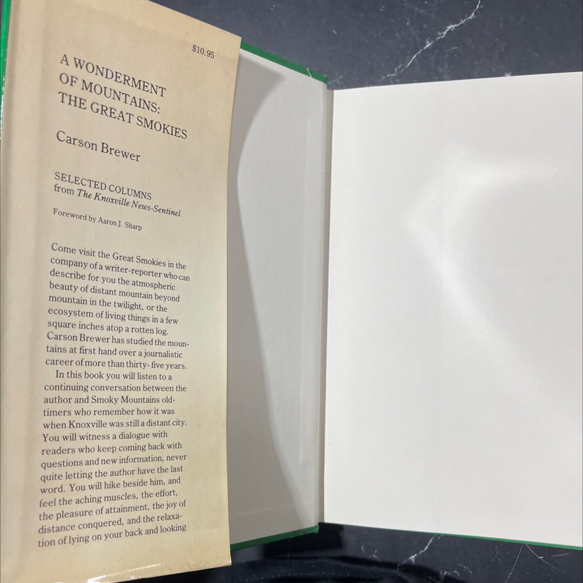 a wonderment of mountains: the great smokies book, by carson brewer, 1981 Hardcover image 4