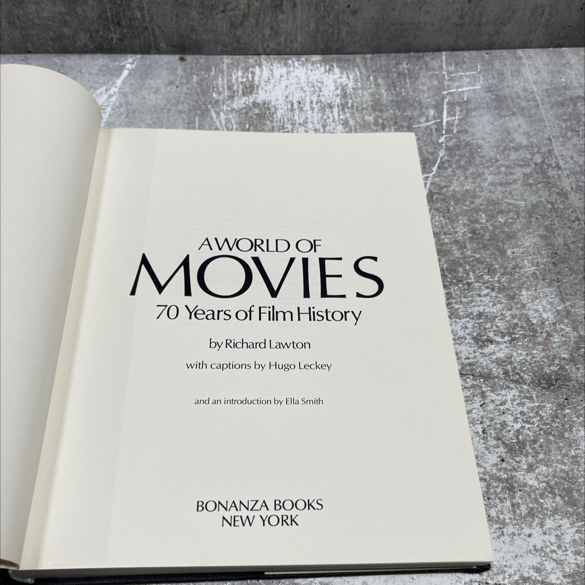 a world of movies book, by Richard Lawton, 1974 Hardcover image 2