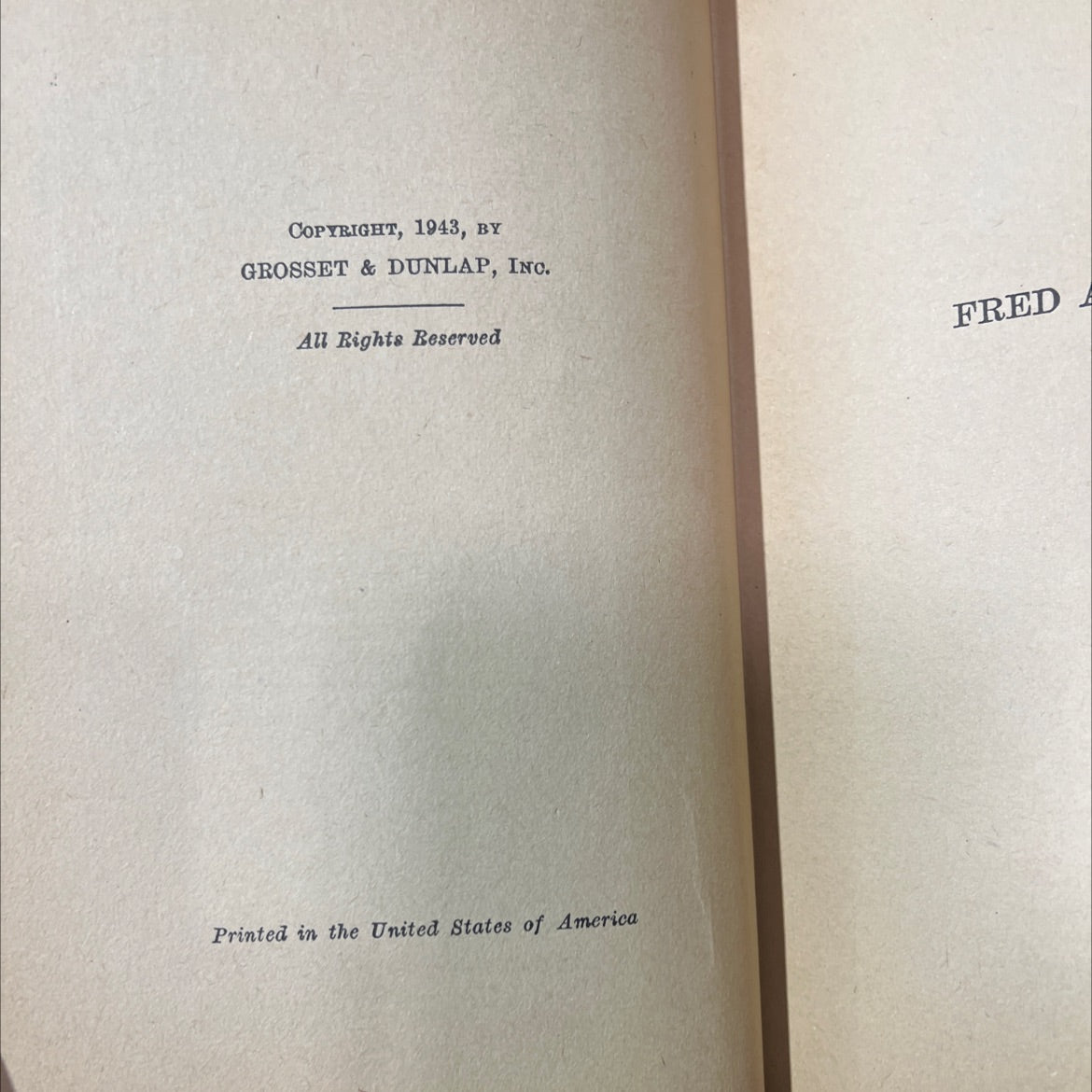 a yankee flier in the south pacific book, by al avery, 1943 Hardcover image 3