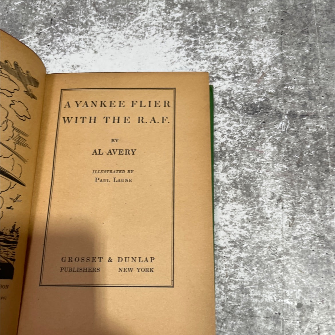 a yankee flier with the r. a. f. book, by al avery, 1941 Hardcover image 2
