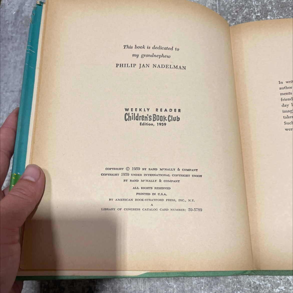 abe lincoln gets his chance book, by frances cavanah, 1959 Hardcover image 3
