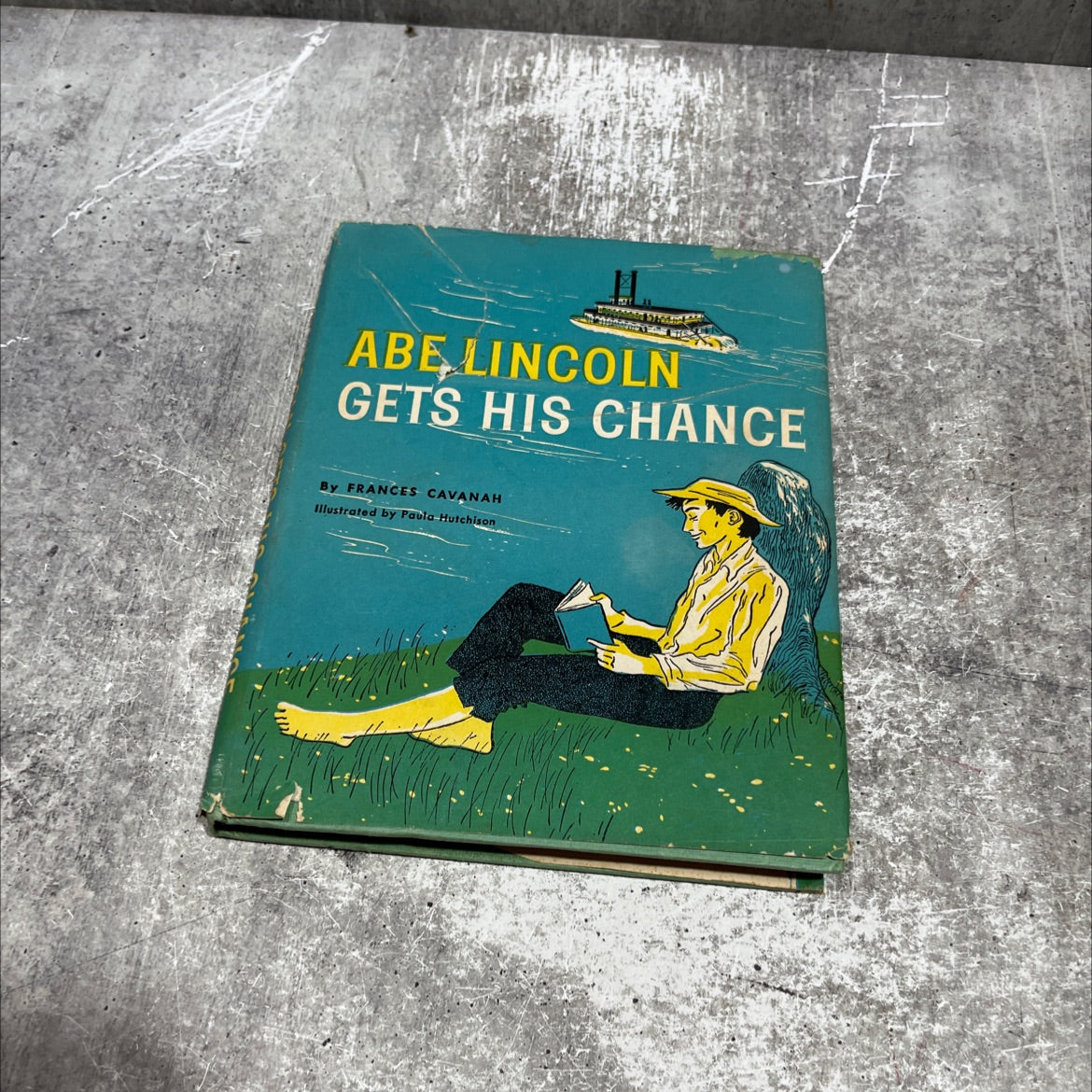 abe lincoln gets his chance book, by frances cavanah, 1959 Hardcover image 1