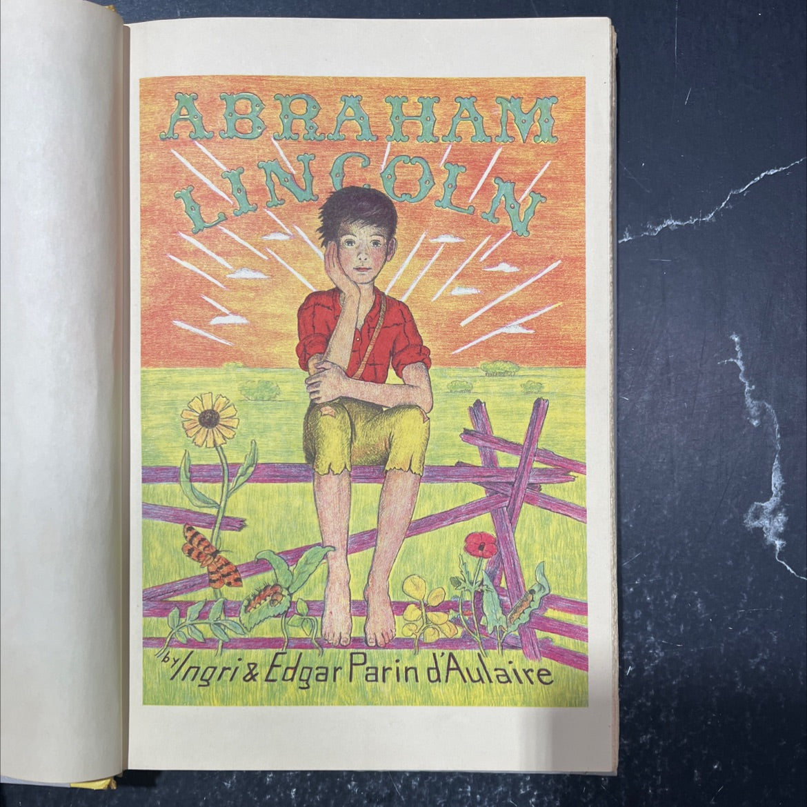 abraham book, by ingri & edgar parin d'aulaire, maud and miska petersham, tina lee, craig and baldwin, marjorie flack, image 2