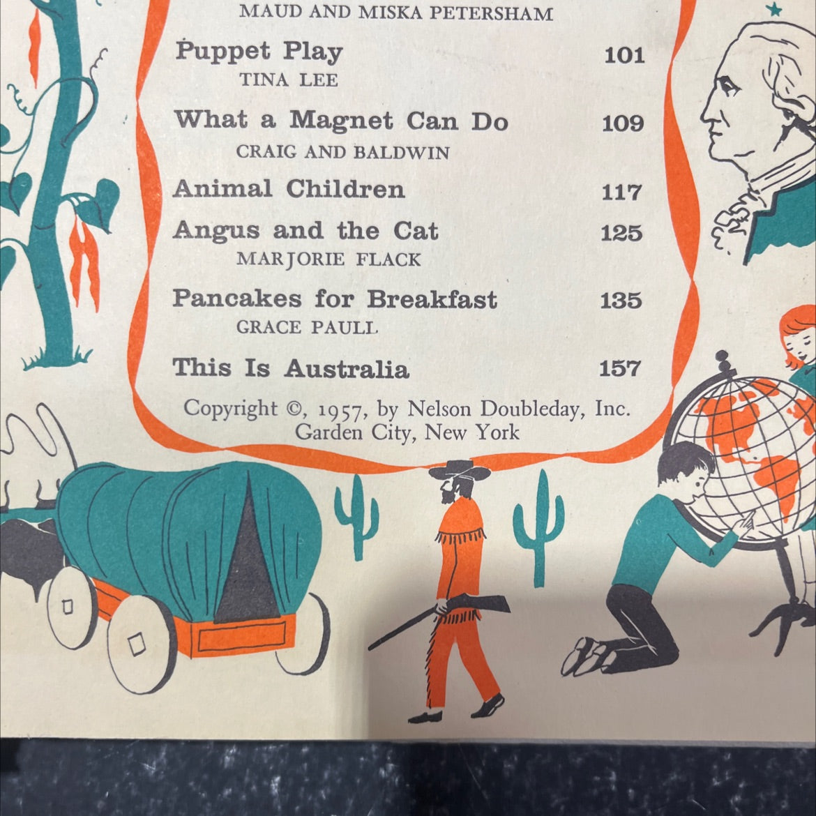abraham book, by ingri & edgar parin d'aulaire, maud and miska petersham, tina lee, craig and baldwin, marjorie flack, image 3