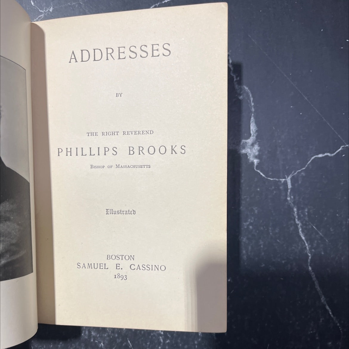 addresses book, by phillips brooks, 1893 Hardcover image 2