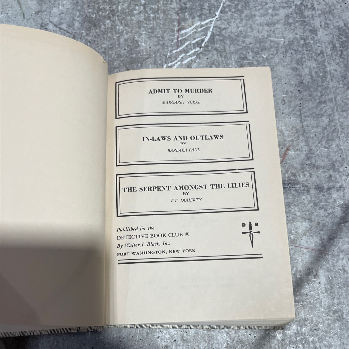 admit to murder book, by Margaret Yorke, 1990 Hardcover image 2