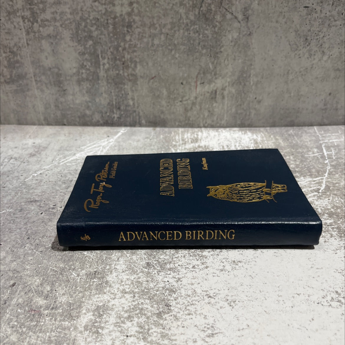 advanced birding book, by kenn kaufman, 1990 Leather image 4