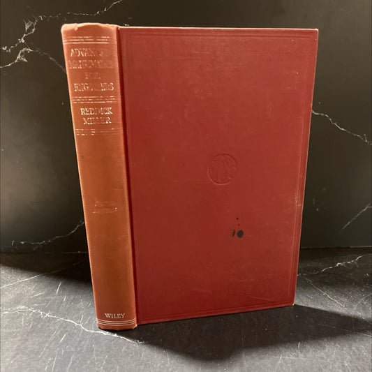 advanced mathematics for engineers book, by harry w. reddick, frederic h. miller, 1947 Hardcover image 1