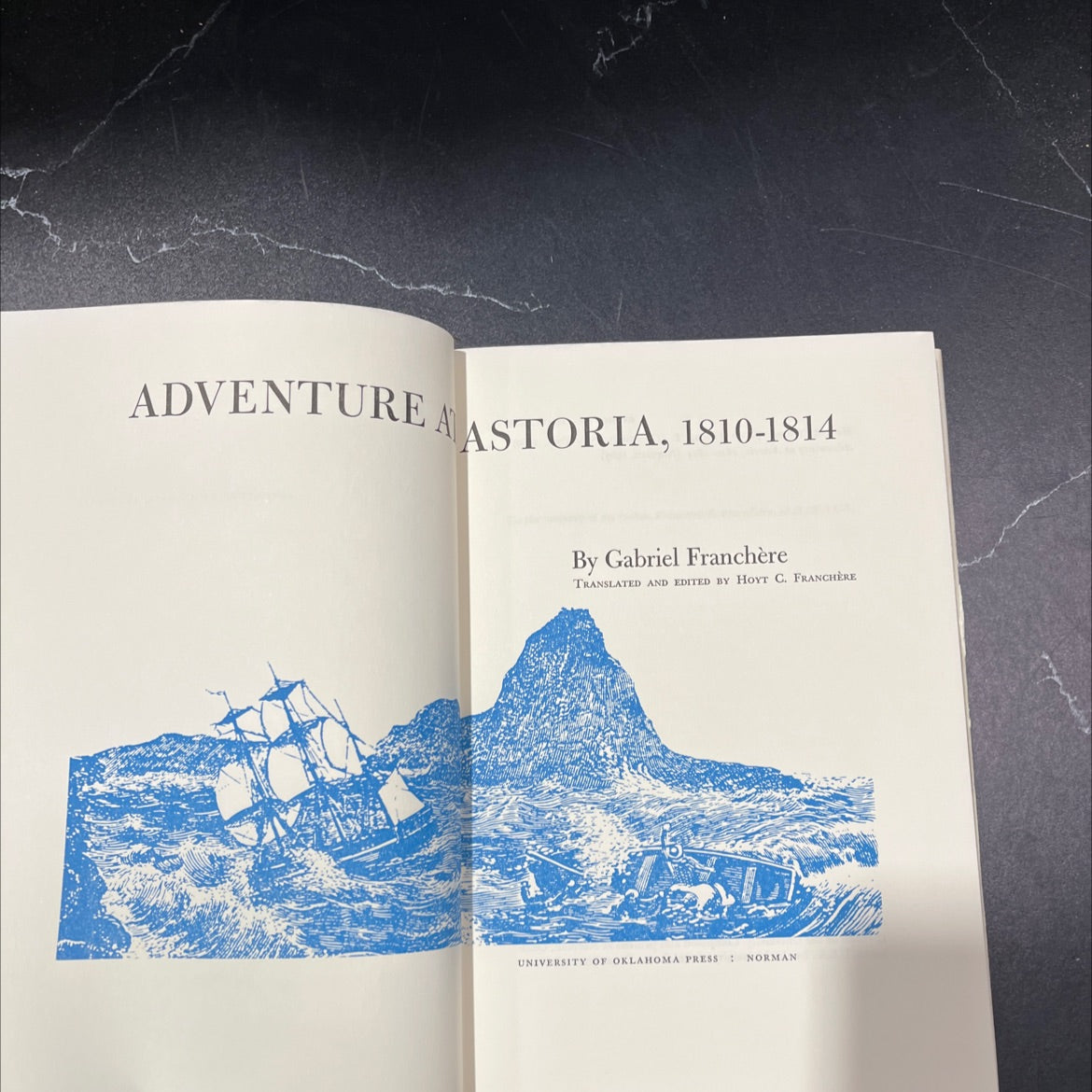 adventure astoria, 1810-1814 book, by gabriel franchère, 1967 Hardcover, Vintage image 2