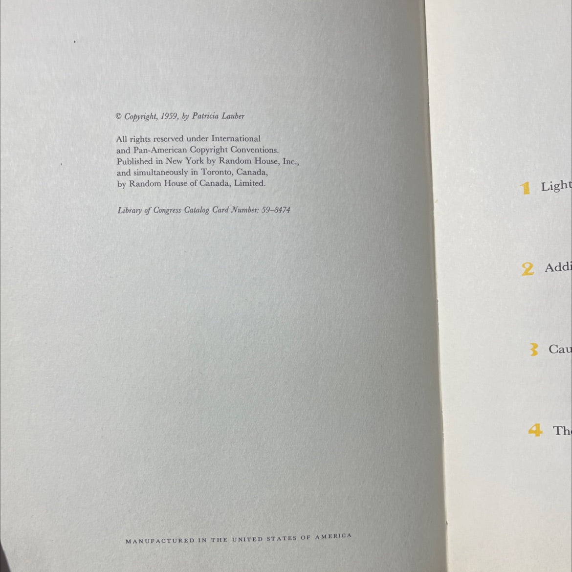 adventure at black rock cave book, by Patricia Lauber, 1959 Hardcover image 3