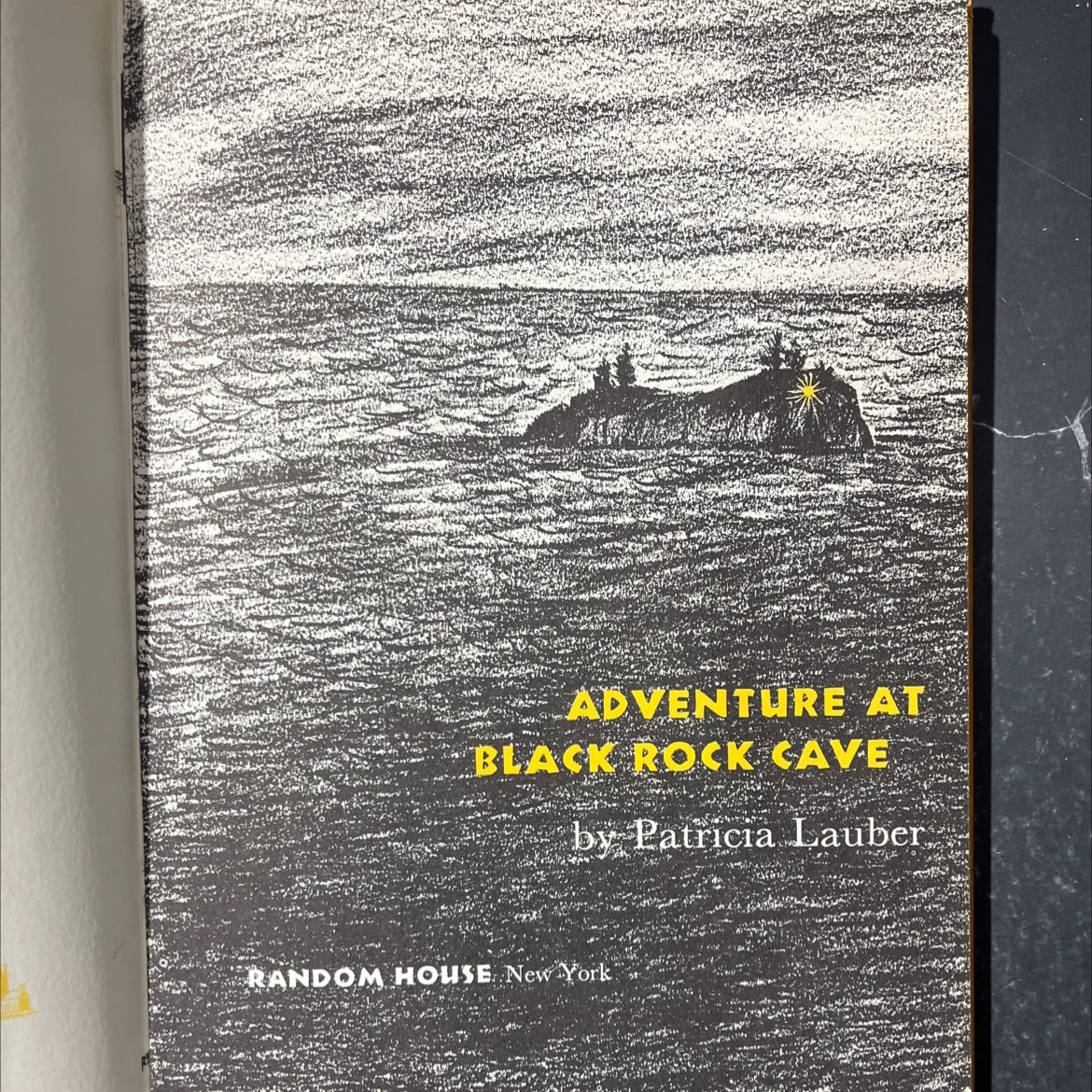 adventure at black rock cave book, by Patricia Lauber, 1959 Hardcover image 2