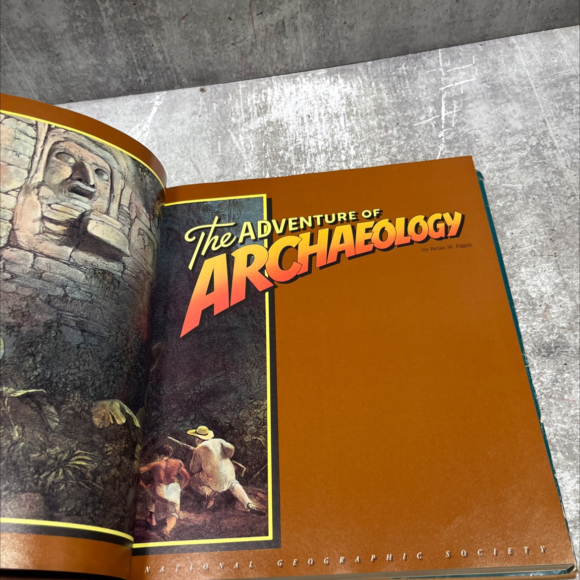 adventure the ad archaeology book, by Brian M. Fagan, 1985 Hardcover image 2