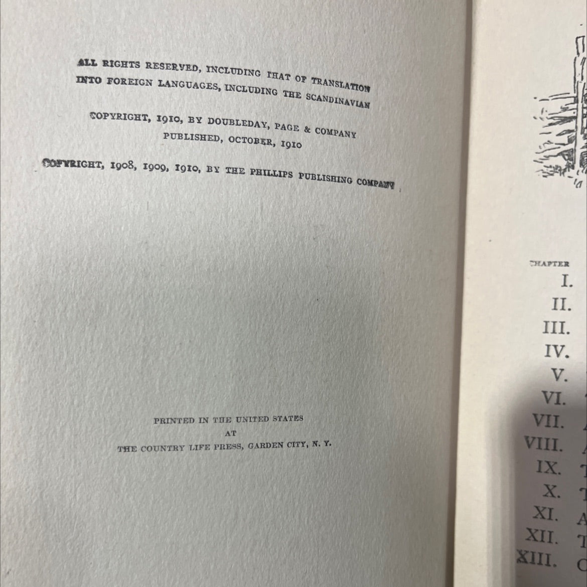 adventures in friendship book, by david grayson, 1910 Hardcover image 3