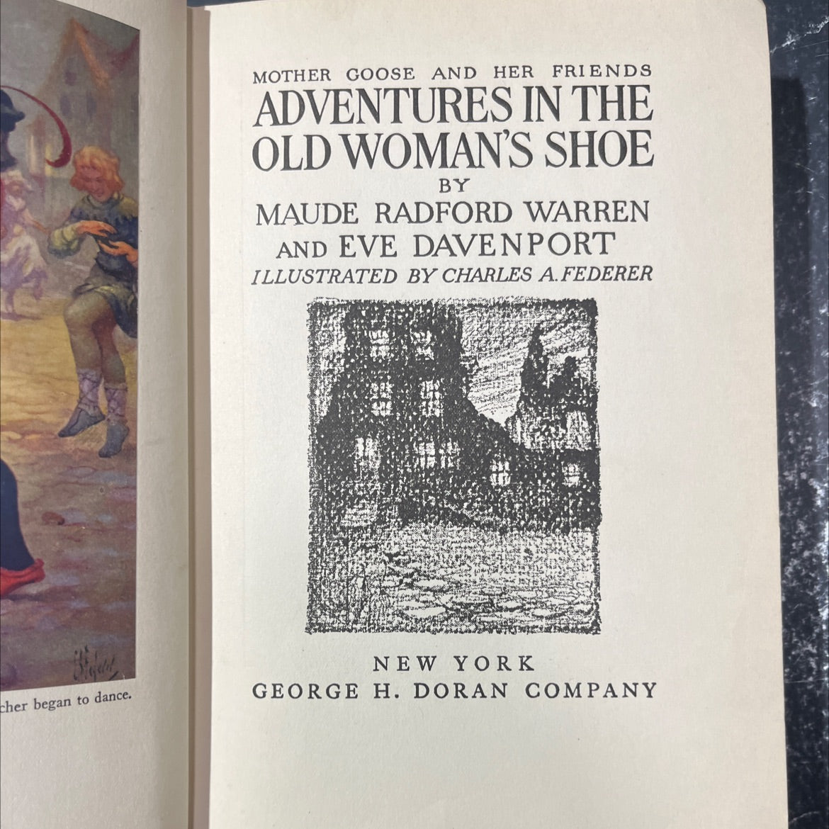 adventures in the old woman's shoe book, by maude radford warren and eve davenport, 1923 Hardcover image 2