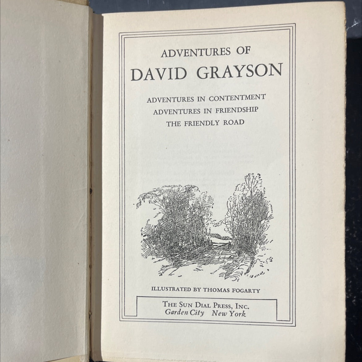 adventures of david grayson book, by unknown, 1925 Hardcover image 2