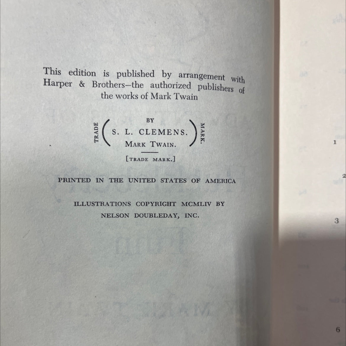 adventures of huckleberry finn book, by mark twain, 1954 Hardcover image 3