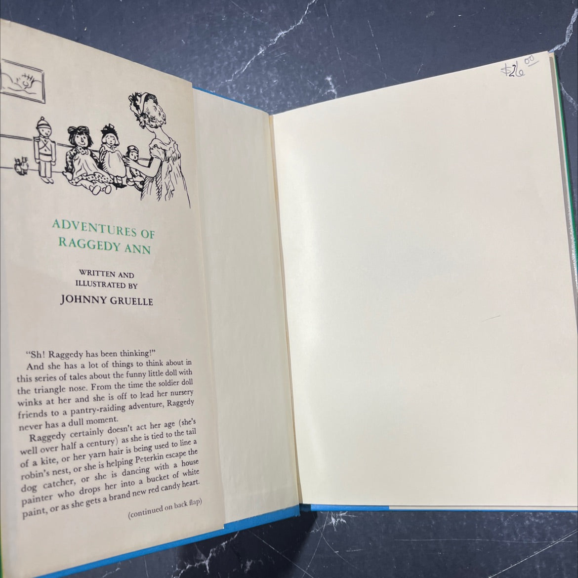 adventures of raggedy ann book, by johnny gruelle, 1970 Hardcover image 4