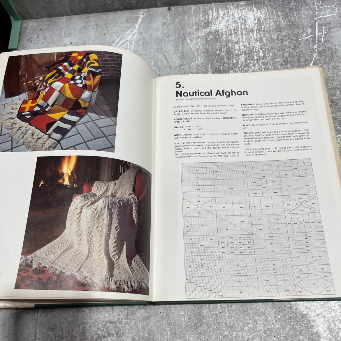 afghans traditional and modern book, by bonita bray, 1977 Hardcover image 4