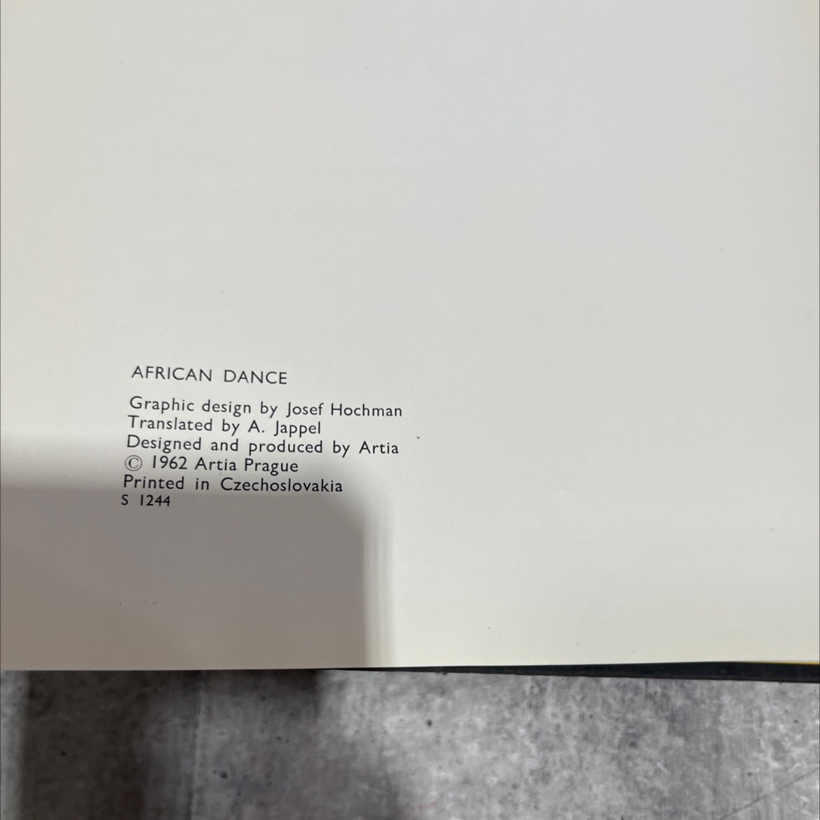 african dance book, by dominique darbois, 1962 Hardcover image 3