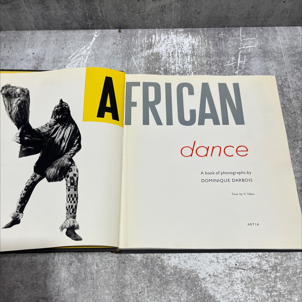 african dance book, by dominique darbois, 1962 Hardcover image 2