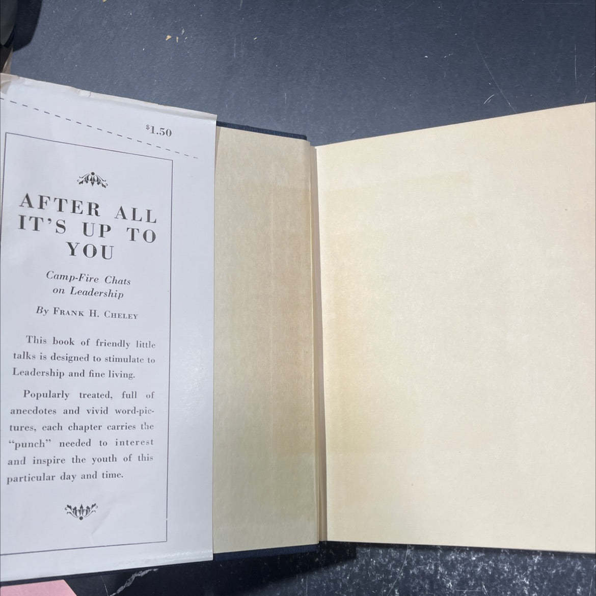 after all it's up to you book, by frank h. cheley, 1950 Hardcover image 4