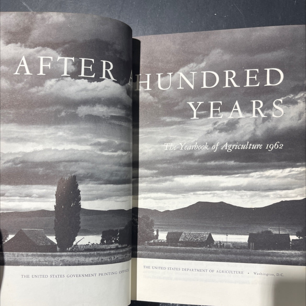 after hundred years the yearbook of agriculture 1962 book, by orville l. freeman, 1962 Hardcover image 2