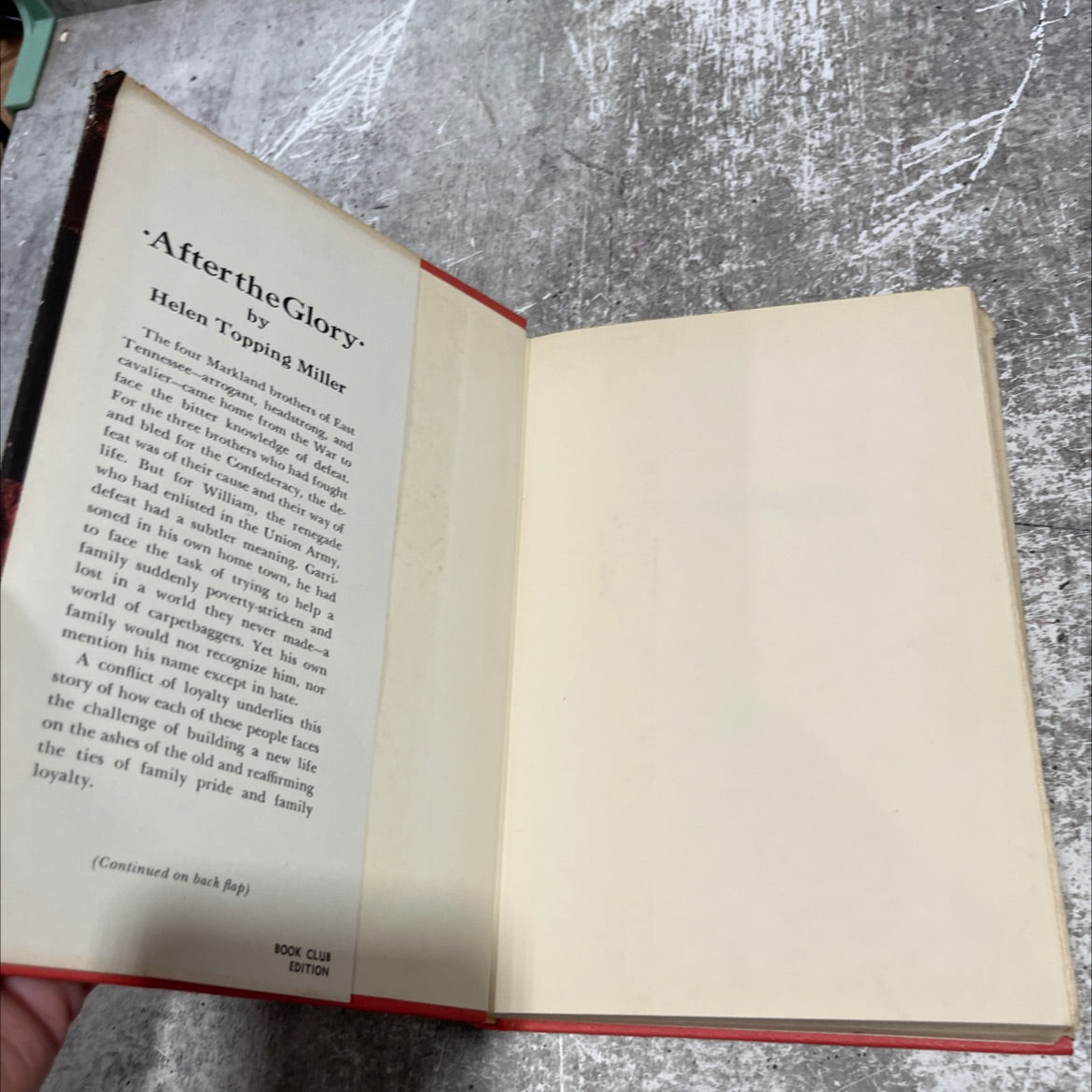 after the glory book, by helen topping miller, 1958 Hardcover image 4