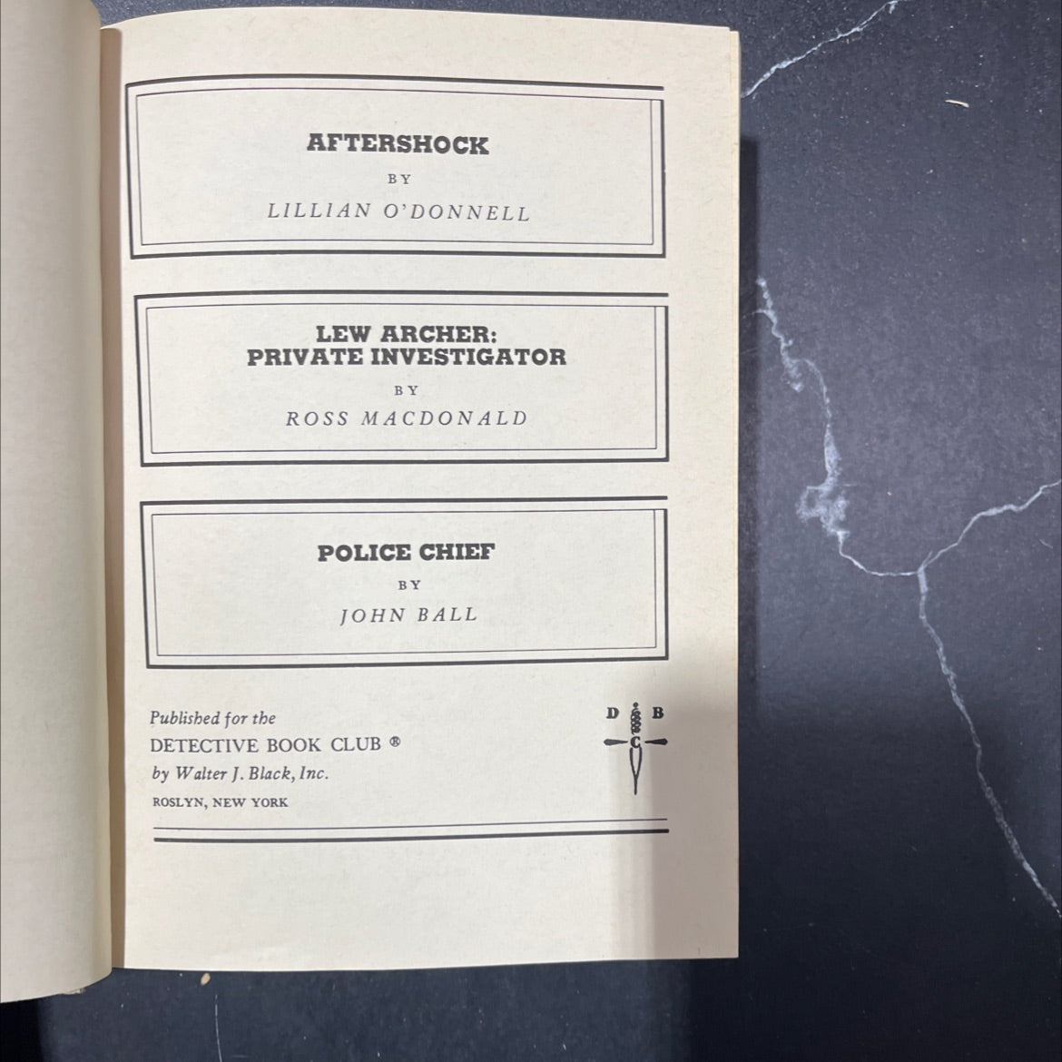 aftershock book, by lillian o'donnell, 1977 Hardcover image 2