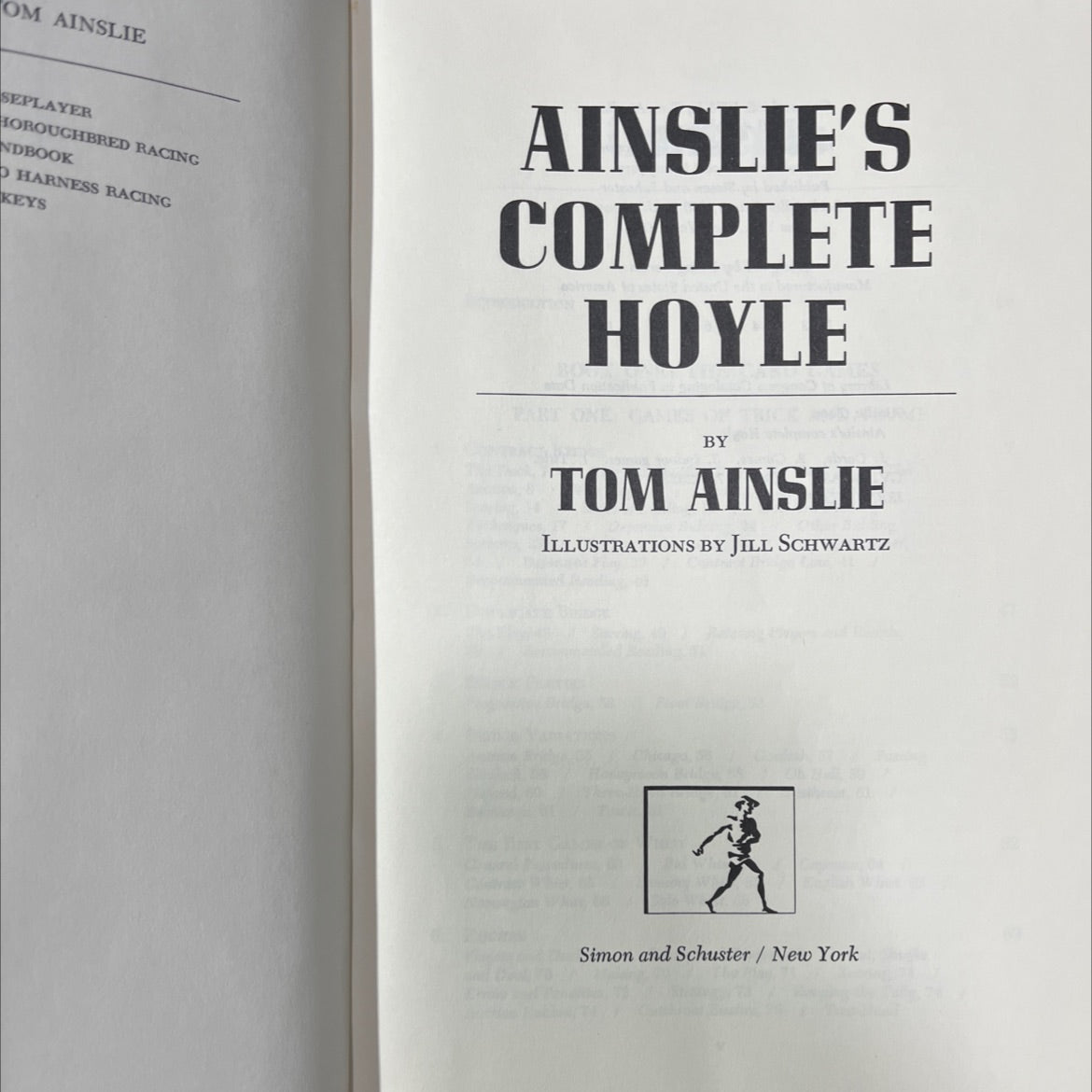 ainslie's complete hoyle book, by Tom Ainslie, 1975 Hardcover image 2