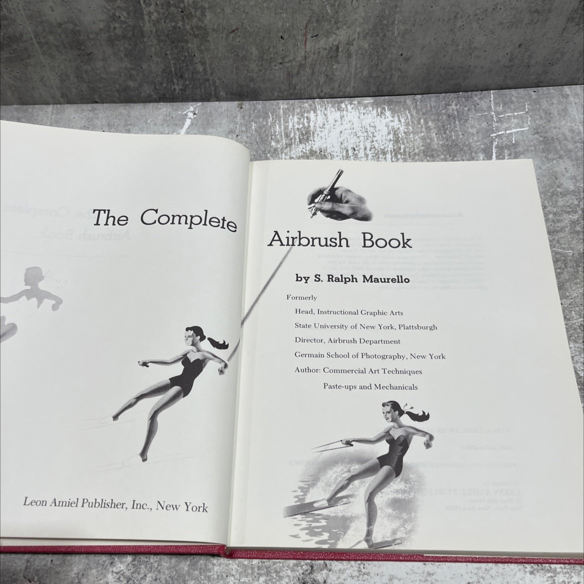 airbrush book book, by s. ralph maurello, 1980 Hardcover image 2