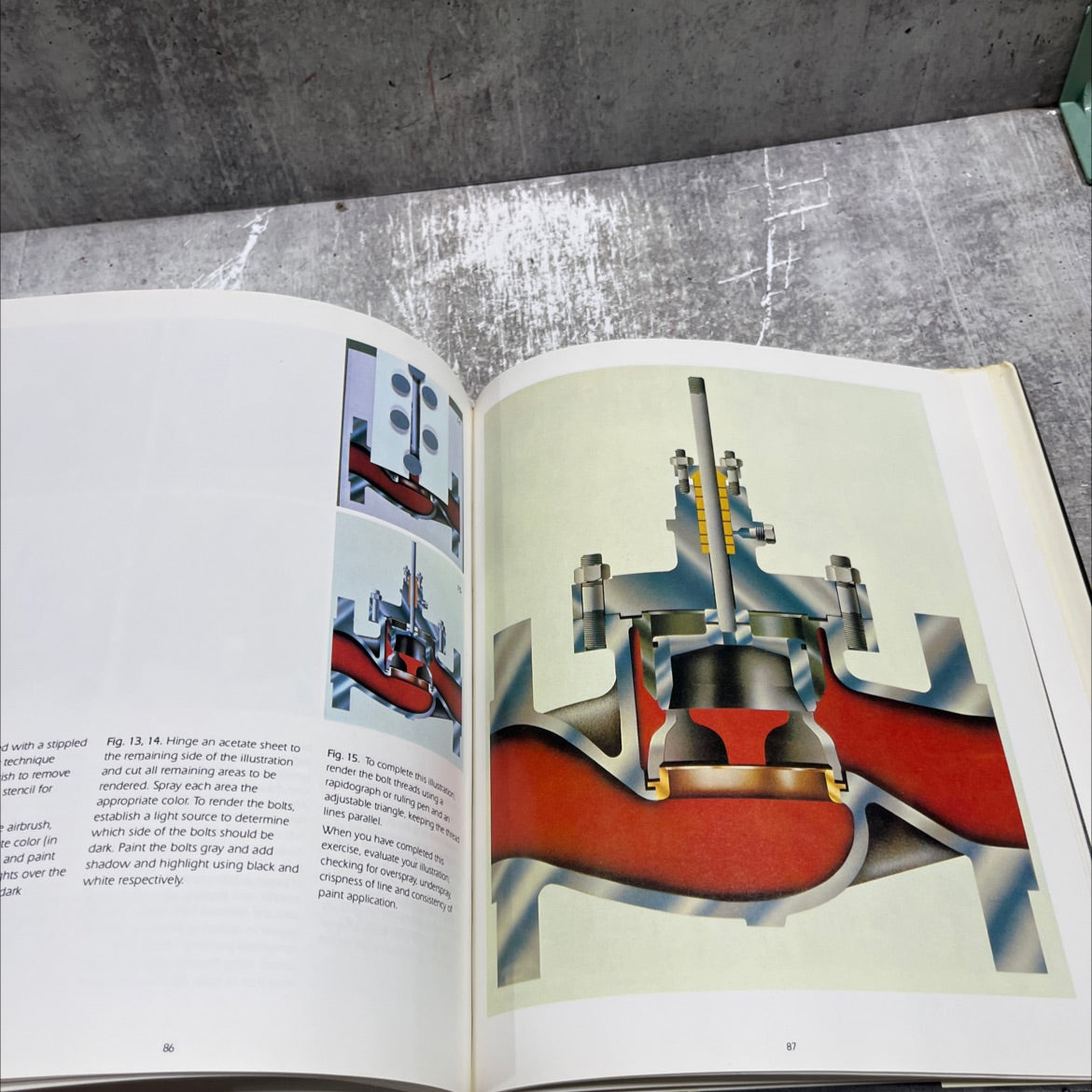 airbrushing for fine & commercial artists book, by robert paschal, 1982 Hardcover image 4