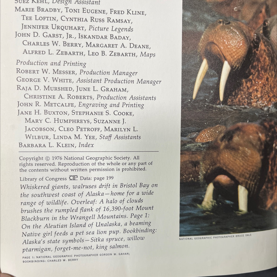 alaska high roads to adventure book, by National Geographic Society, 1976 Hardcover image 3