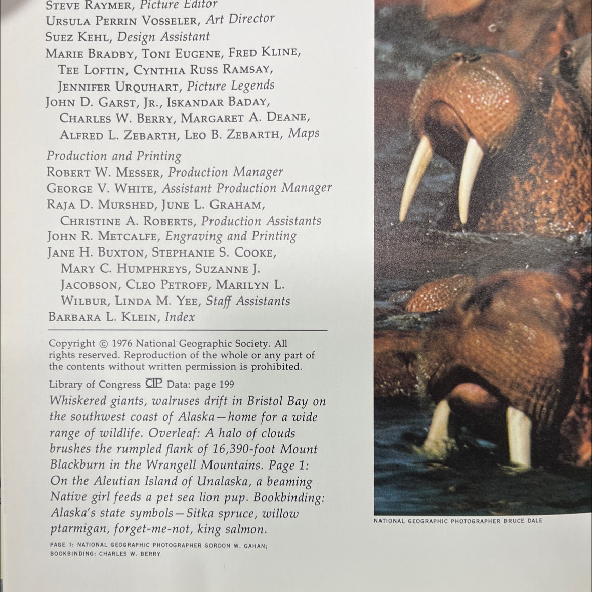 alaska high roads to adventure book, by National Geographic Society, 1976 Hardcover image 3