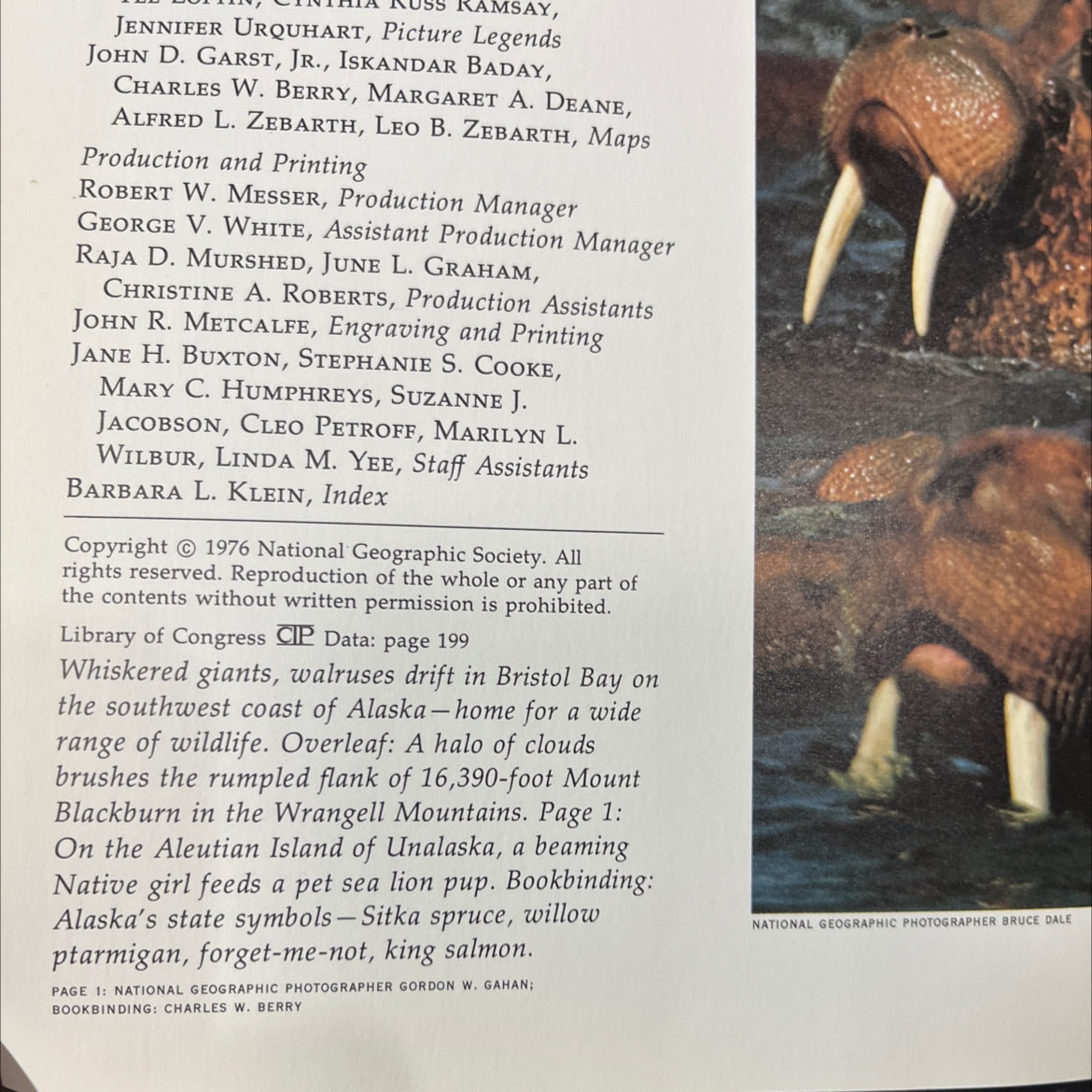 alaska high roads to adventure book, by national geographic society, 1976 Hardcover image 3