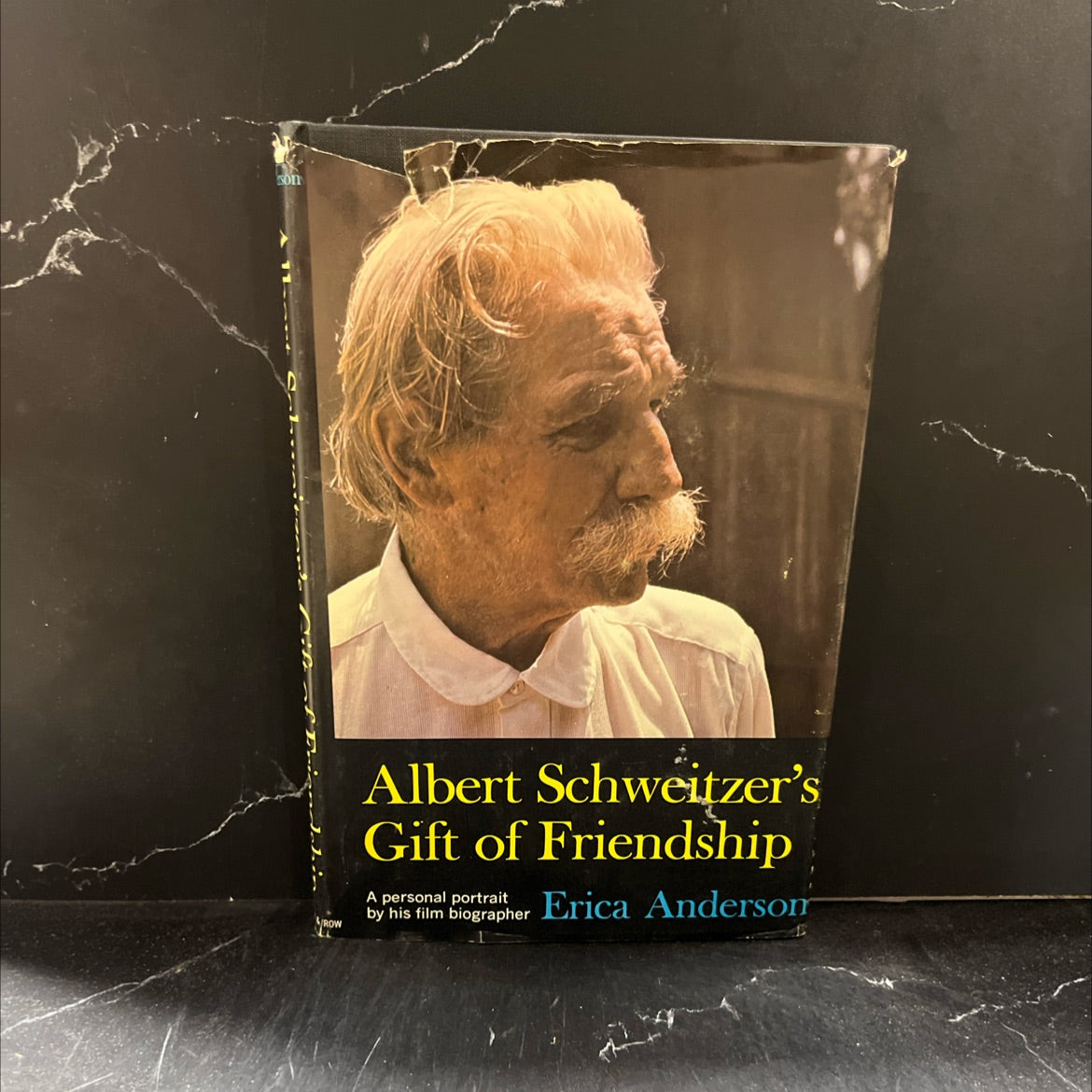 albert schweitzer's gift of friendship book, by erica anderson, 1964 Hardcover image 1