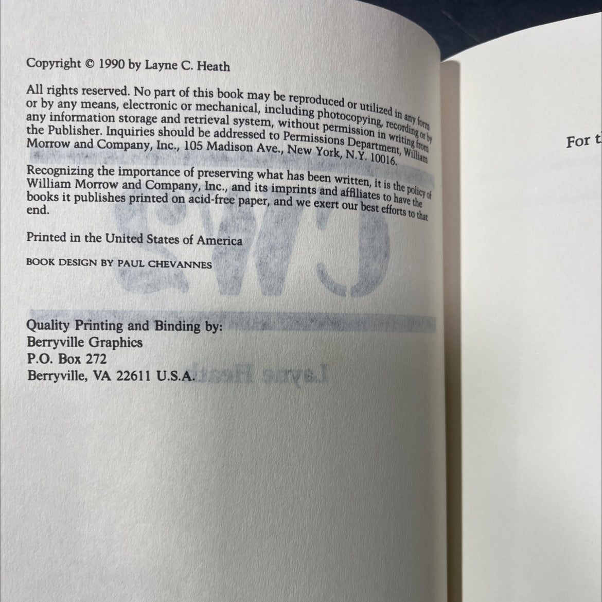 album of gaivios book, by Layne C. Heath, 1990 Hardcover image 3