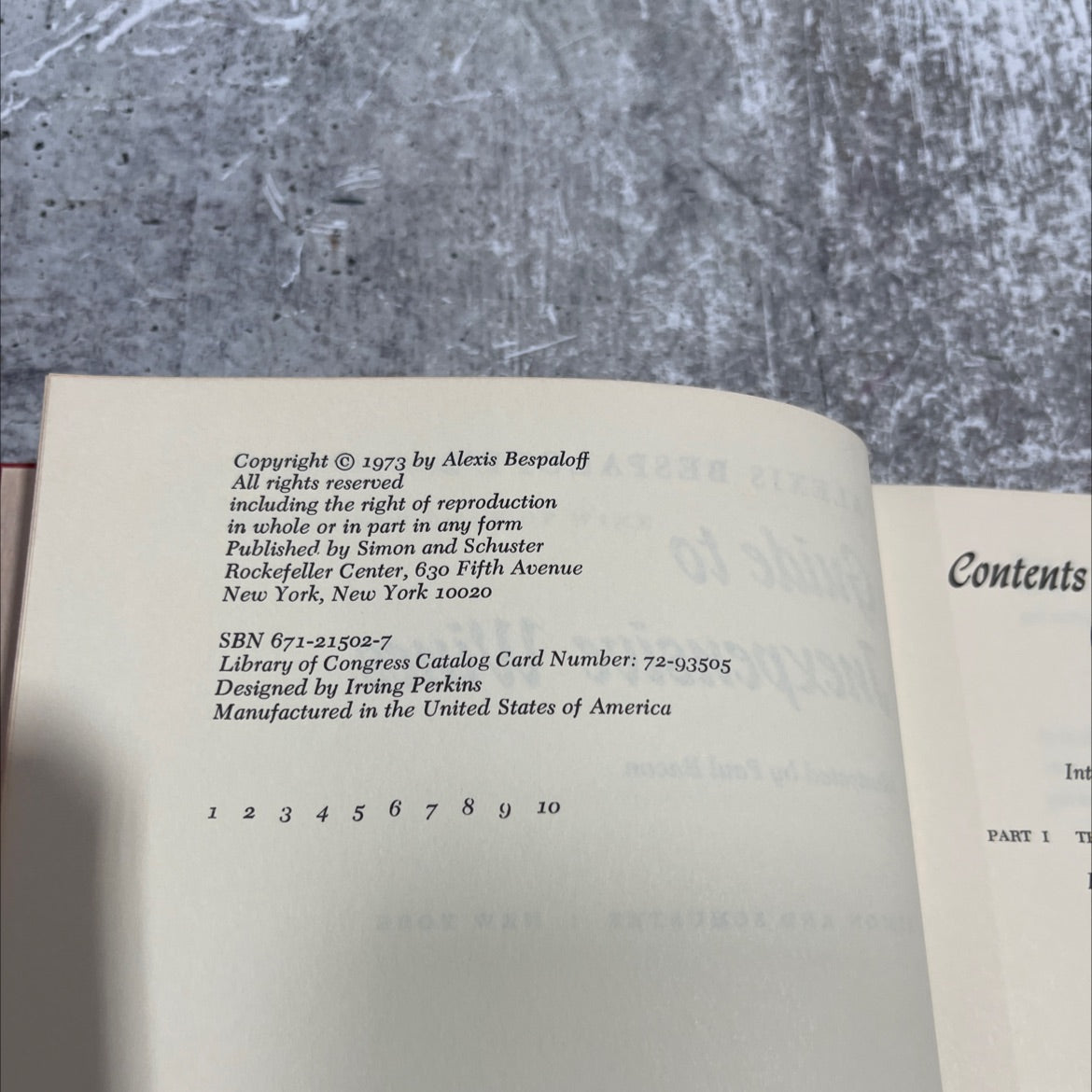 alexis bespaloff's guide to inexpensive wines book, by Alexis Bespaloff, 1973 Hardcover image 3