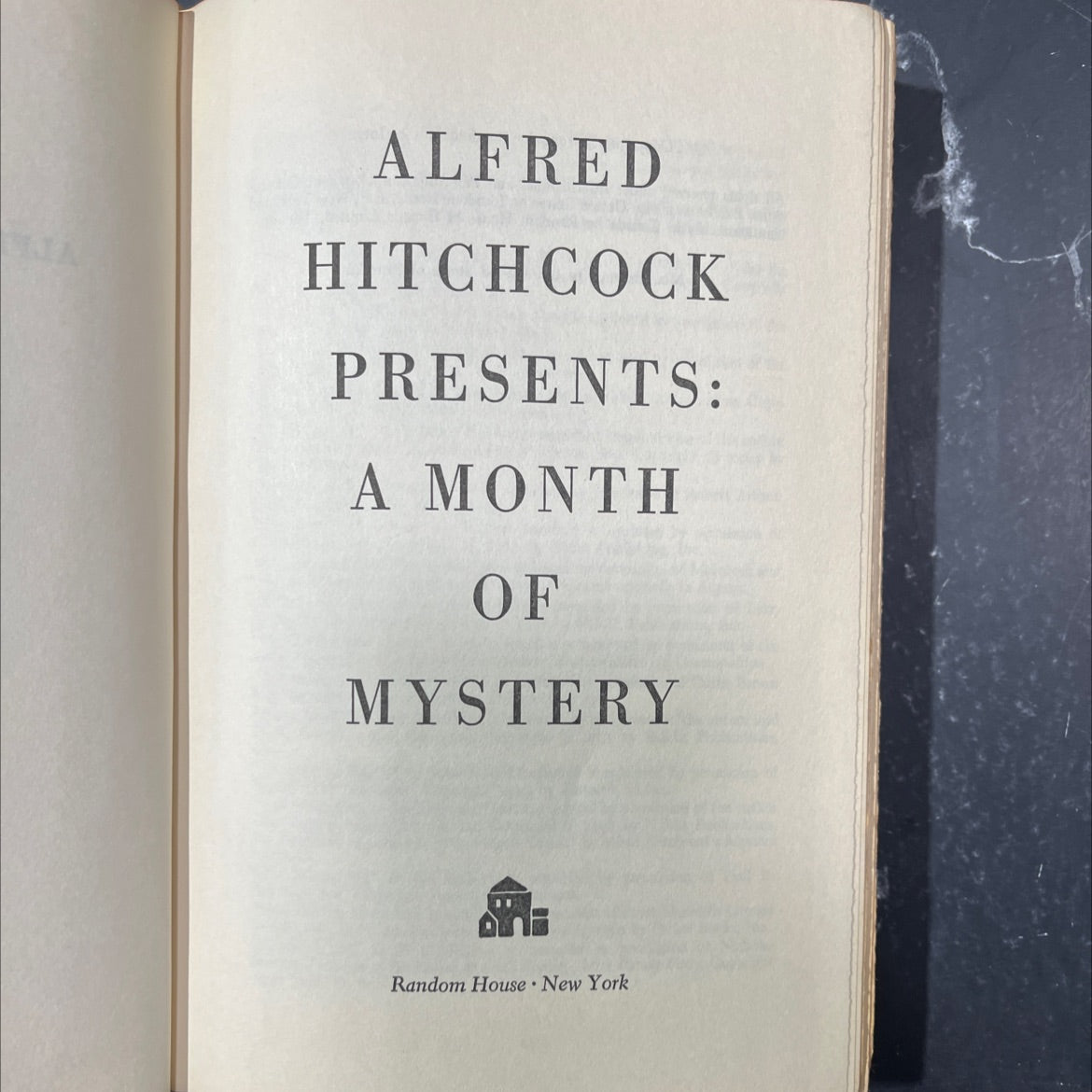 alfred hitchcock presents: a month of mystery book, by unknown, 1969 Hardcover image 2